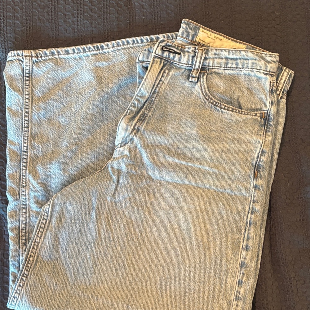 rag & bone Serena Crop Wide Leg Jeans